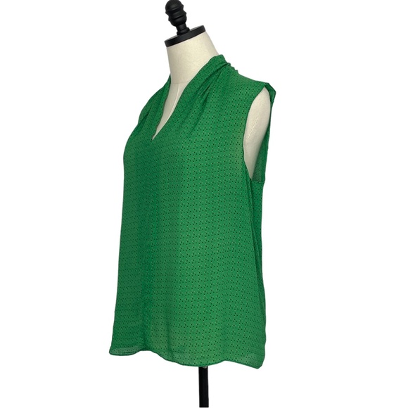 CAbi Sleeveless Top Style #124 Kelly Green Size Medium - Picture 4 of 8